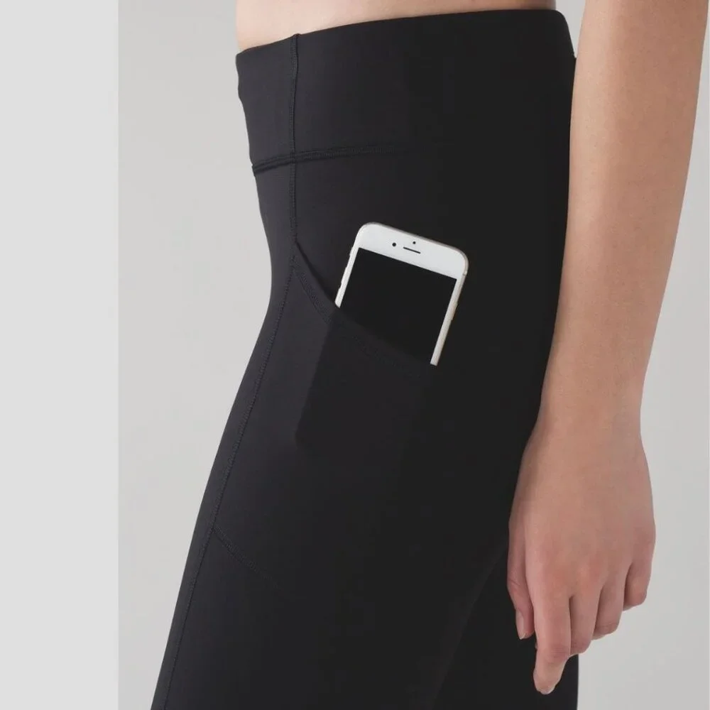 Lululemon - Tight Stuff Tight II *25" Scalloped W5ALBS | Size 4 | Black - Picture 10 of 14